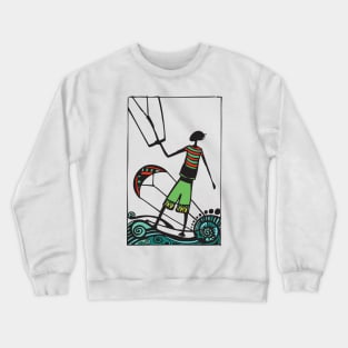 Kitesurfing Crewneck Sweatshirt